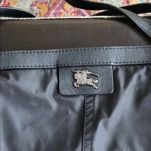 Burberry Buckleigh Nylon Tote Black